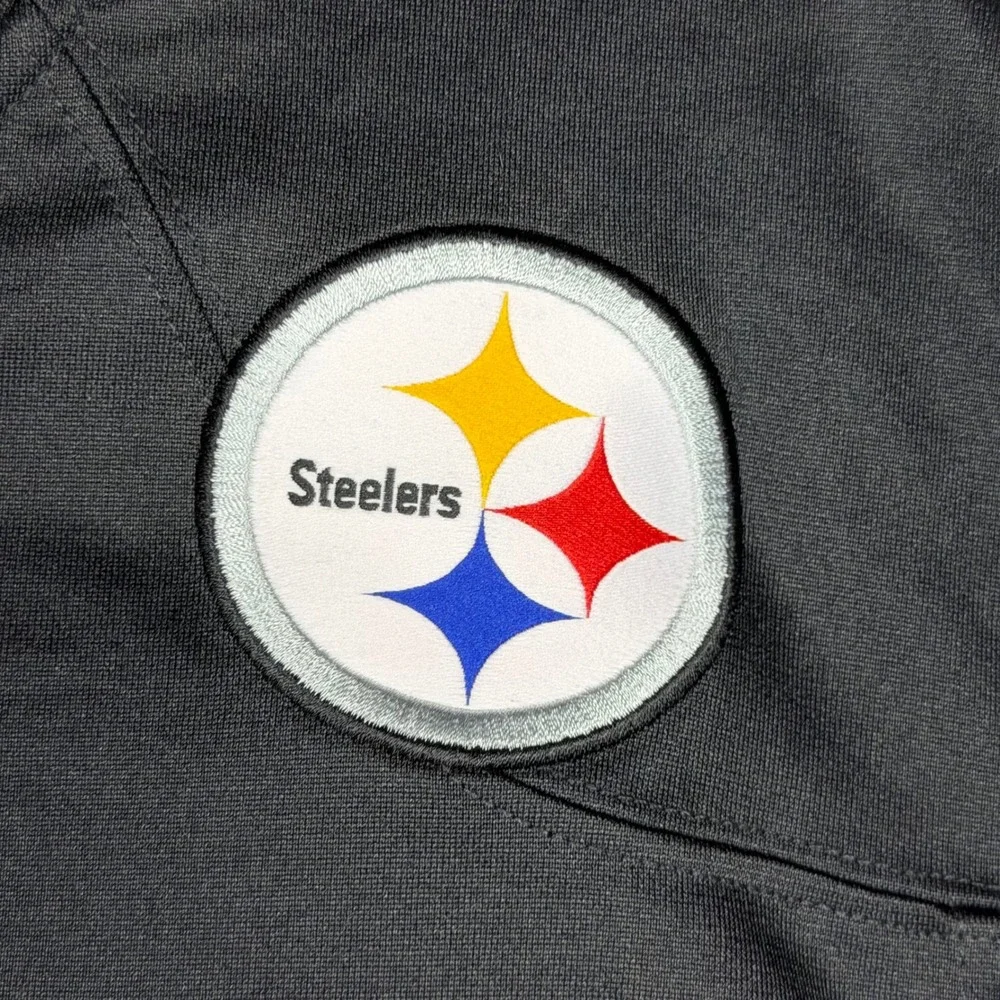 Nike Pittsburgh Steelers Mitchell Trubisky 10‎ Jersey Mens XL Black On Field NFL